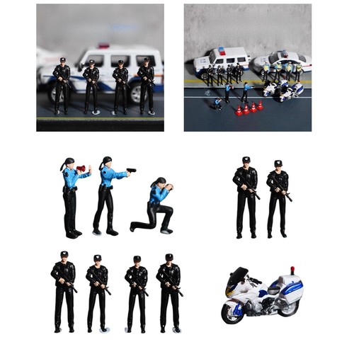 Scale police figures - 1:64,