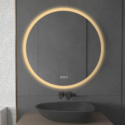 Round bathroom mirror - round, 700mm