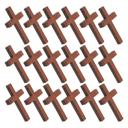 40pcs small wooden crosses for - wooden,