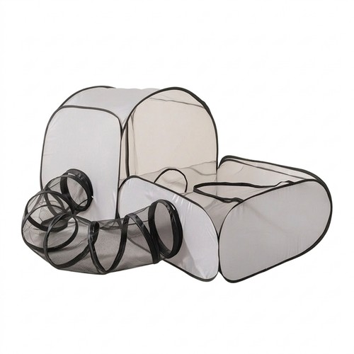 Pet birthing tent with - birthing, tunnel