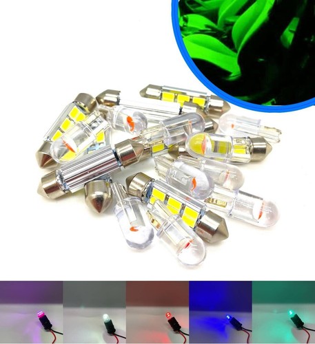 Green interior led bulb - interior,