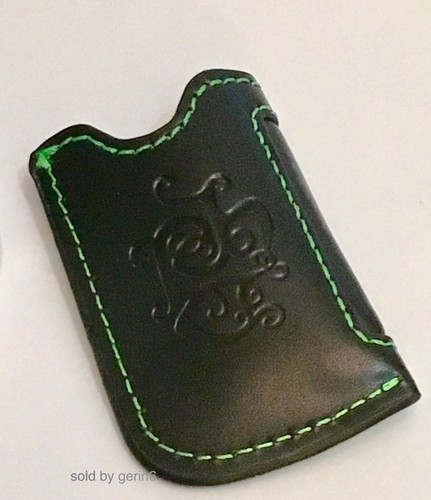 Black leather tatuaje lighter - black,