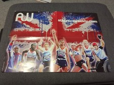 Athletics Weekly Team GB London 2012 Olympics Poster 23" X 16.5"