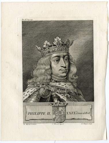 Antique print philip the - antique,