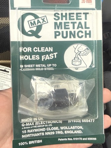 Brand new sheet metal punch - metal,