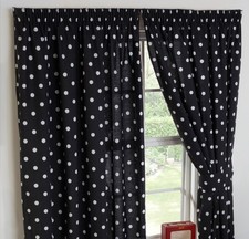 X72 polka dot - black, white