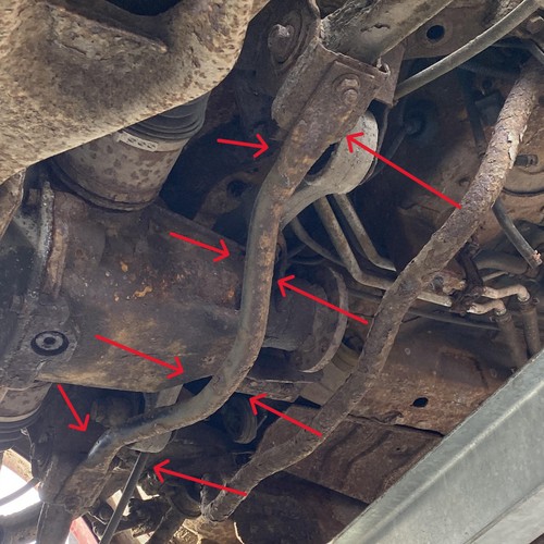 Rear suspension control - rear,