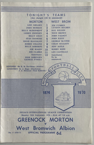 Greenock morton west - greenock, v