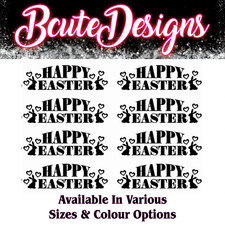 8 HAPPY EASTER WORDING BUNNY