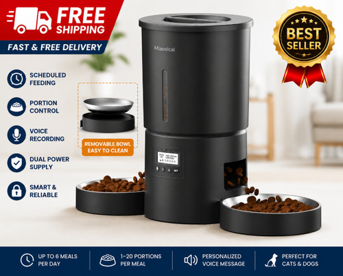 Automatic cat feeder for - automatic,