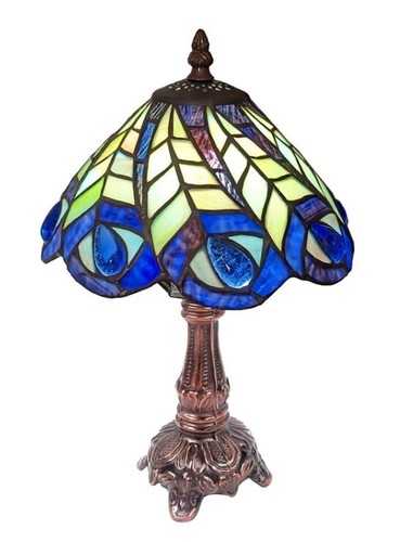 Tiffany peacock small blue - blue, &