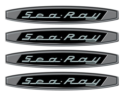 Sea ray boat retro stickers - ray,