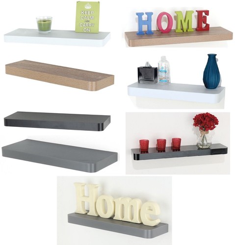 Floating wooden wood - floating, shelves