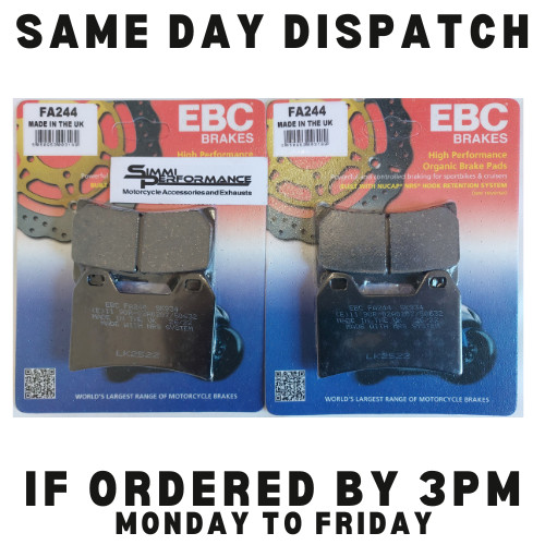 Ebc front brake - brake, pads