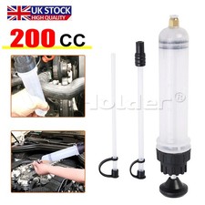 Car Oil Fluid Extractor Fluid Syringe Pump 200cc Manual Suction Transfer Filling