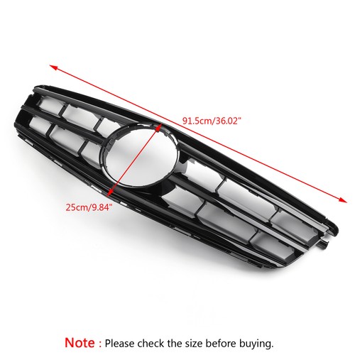 Black front grill grille fit - grill,