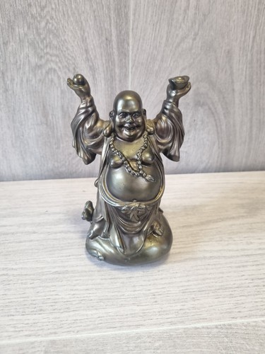 Laughing buddha resin - resin, figurine