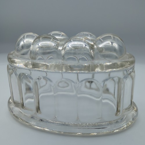 Vintage glass jelly mould - vintage,