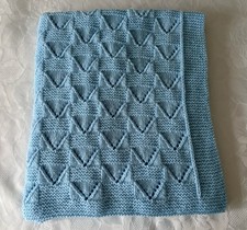 New Hand Knitted Baby Blue