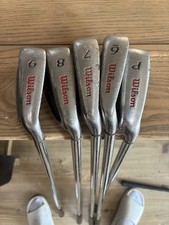 set of fat shaft wilson irons PW-6 iron