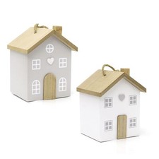 Novelty House Shaped Decorative Wooden Doorstop | Home Door Stop 1.5kg