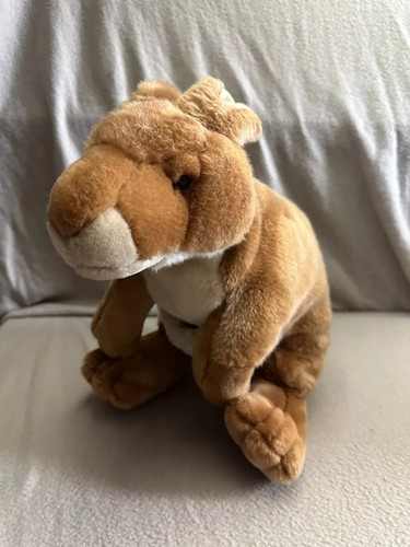 Large brown kangaroo soft - , toy