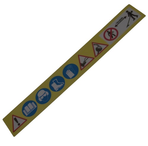 Warning label sticker - sticker, fits