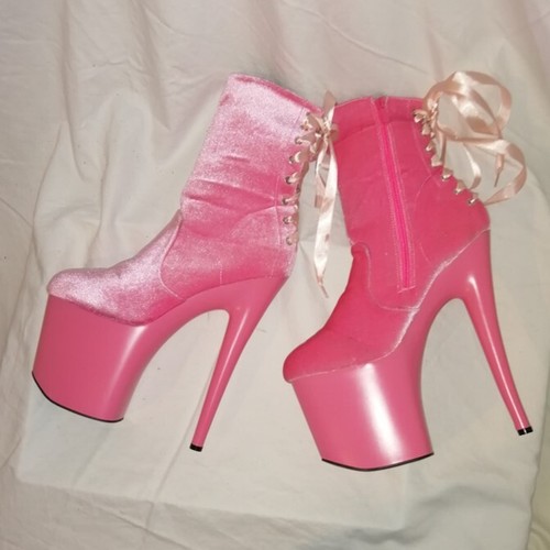 Polesque baby pink velvet - pink,