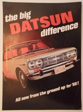 DATSUN RANGE orig 1968 USA Mkt