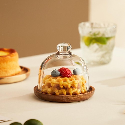 Cake stand with - glass, cover