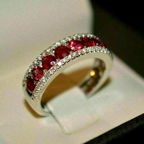 Round cut ruby diamond - round,