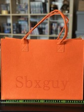 Orange ‘Sbxguy’ Felt Tote