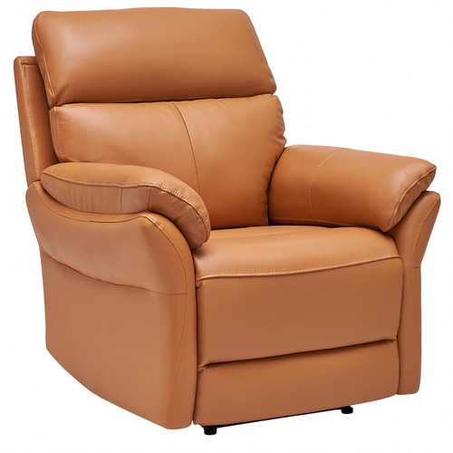 Genuine leather recliner - genuine,