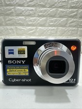 Sony CyberShot DSC W215 Digital Camera 4x Zoom Carl Zeiss Vario Tessar- Black