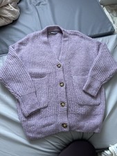 Zara Cardigan Wool Blend Lilac