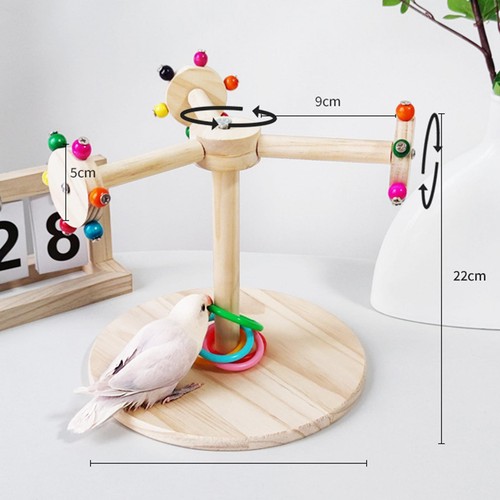 Bird rotating perch - rotating, gym
