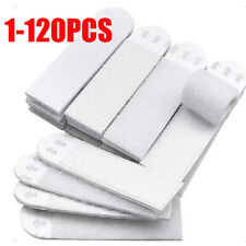 120X Adhesive Picture Frame Wall Fastener Fixing Removable Tape Sticker Strip UK