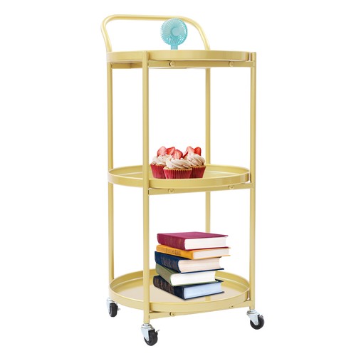 Serving trolley tier - 3, gold