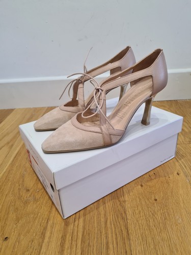 Hispanitas beige leather heels - beige,