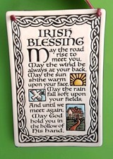 Irish Blessing Clay Wall