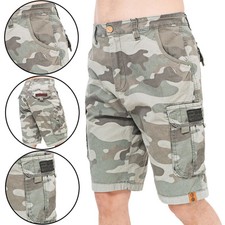 Mens Crosshatch Cargo Shorts