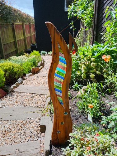 Large stained glass - large, garden