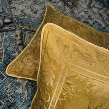 SET OF 2 Olive Cherub Cushion