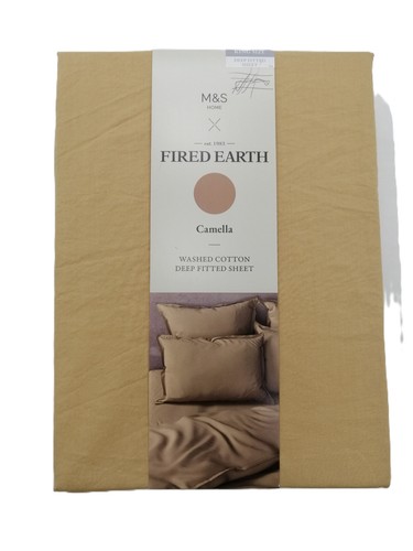 Fired earth deep fitted - m&s,