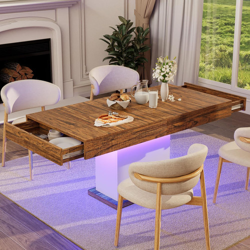Stylish farmhouse dining - farmhouse,