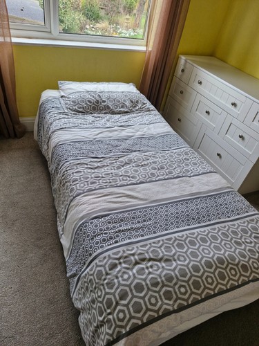 Single bed with matfress - single, and