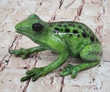 Bronze Metal Green Tree Frog