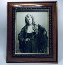 Vintage Polly Swallow by Frank Meadows Sutcliffe 39x32cm Photo Portrait Framed