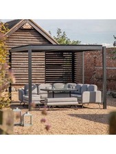 John Lewis Messina Pergola Black Aluminium - RRP £4,200 