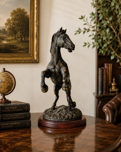 Horse sculpture decorative - sculpture,